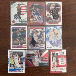 paul george lot of basketball cards - instant collection bundle pack