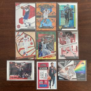 paul george lot of basketball cards - instant collection bundle pack