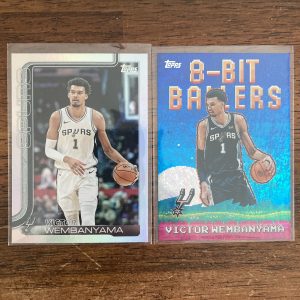 victor wembanyama lot of basketball cards, wemby - instant collection bundle pack
