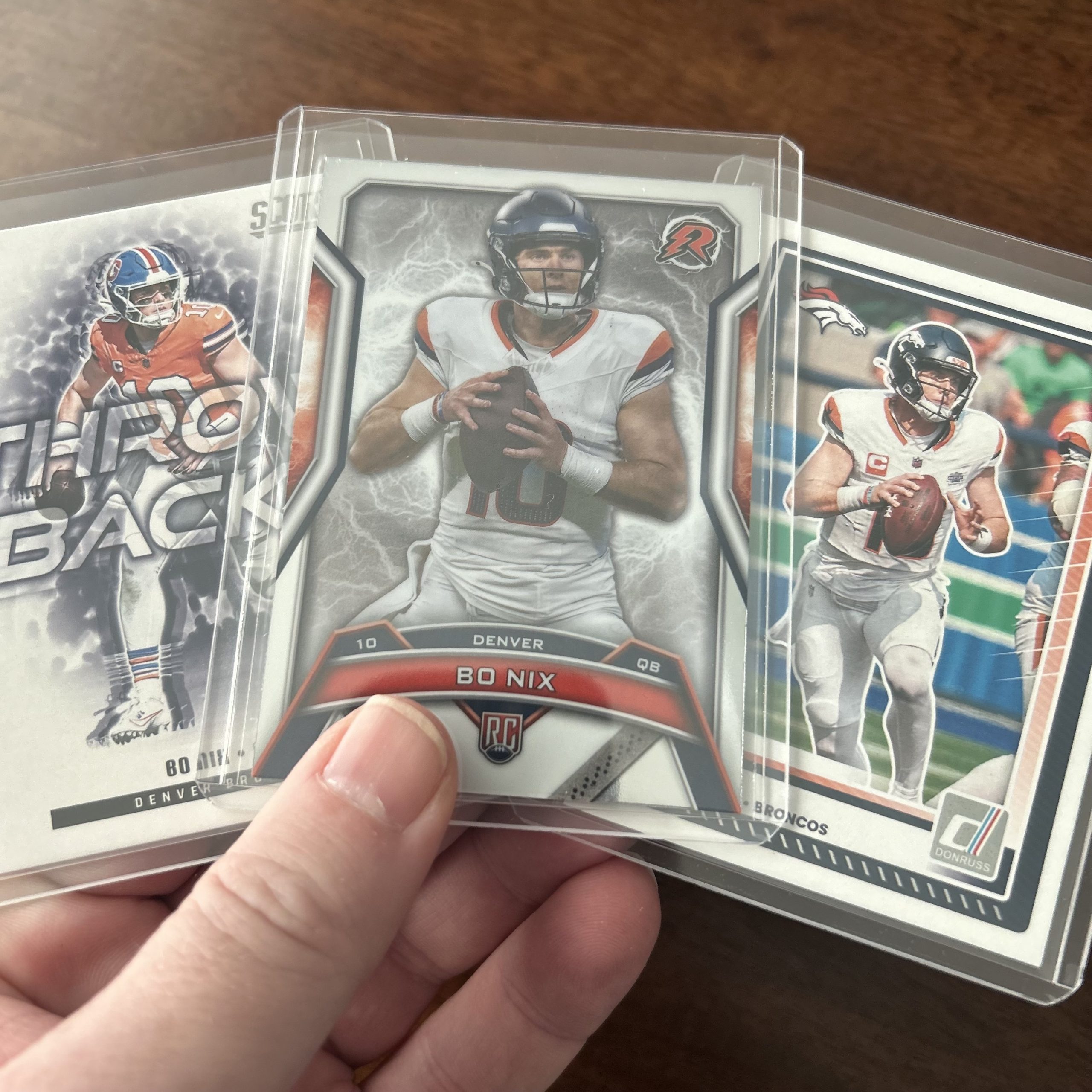 bo nix lot of football cards, rookie rc - instant collection bundle pack