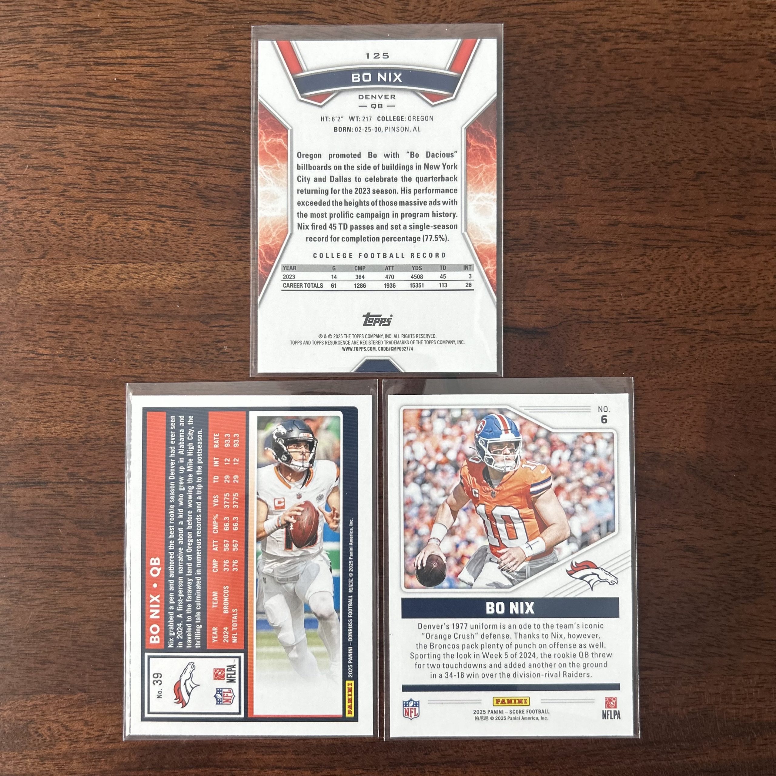 bo nix lot of football cards, rookie rc - instant collection bundle pack