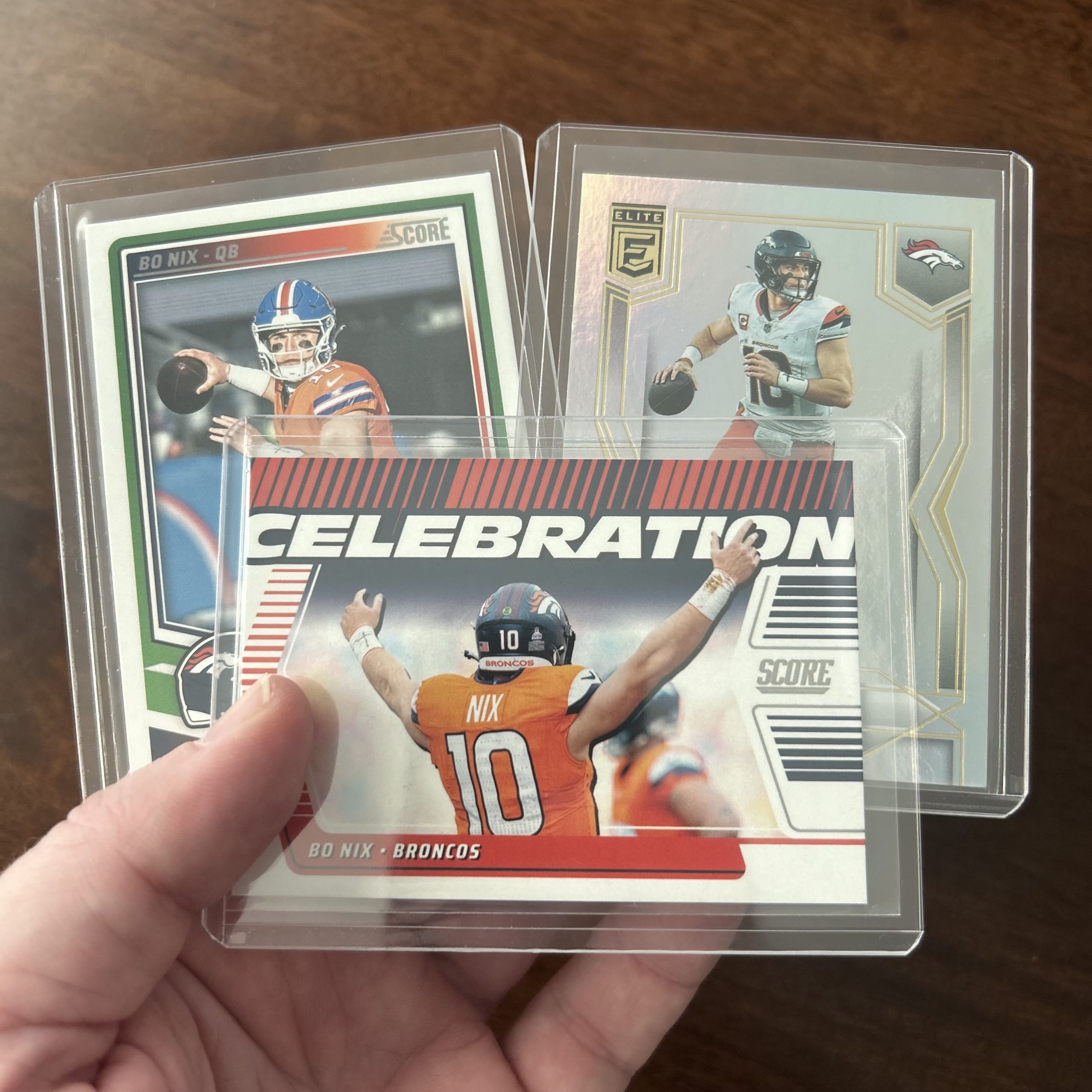 bo nix lot of football cards - instant collection bundle pack