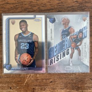 cedric coward lot of basketball cards, rookie rc - instant collection bundle pack