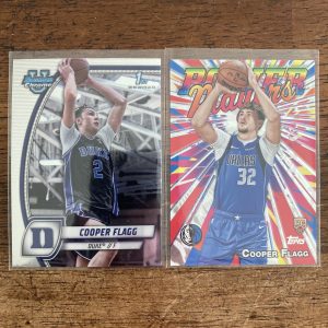 cooper flagg lot of basketball cards, rookie rc - instant collection bundle pack