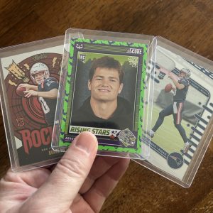 drake maye lot of football cards, rookie rc - instant collection bundle pack