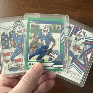 james cook lot of football cards - instant collection bundle pack