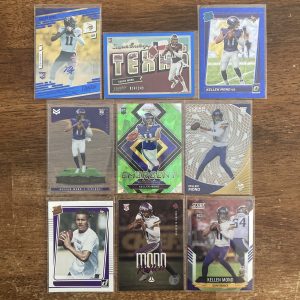 kellen mond lot of football cards, rookie autograph, rc auto - instant collection bundle pack