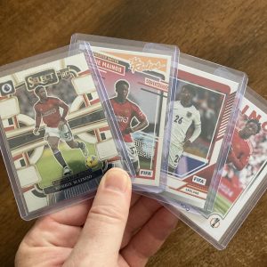 kobbie mainoo lot of soccer cards - instant collection bundle pack