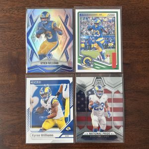 kyren williams lot of football cards - instant collection bundle pack
