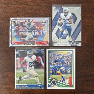kyren williams lot of football cards - instant collection bundle pack