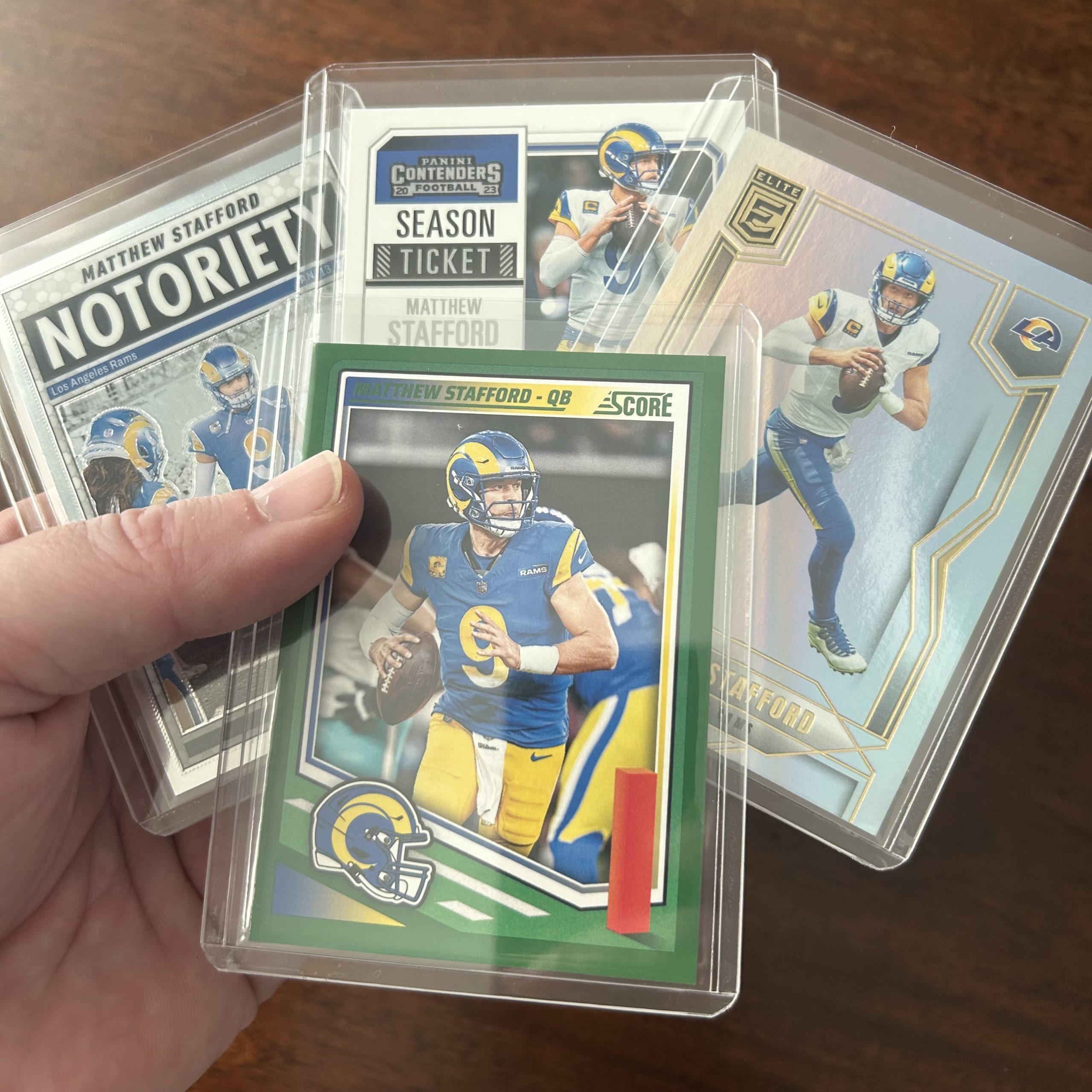 matthew stafford lot of football cards - instant collection bundle pack