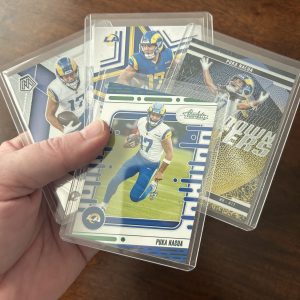 puka nacua lot of football cards - instant collection bundle pack