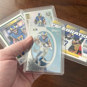 puka nacua lot of football cards, rookie rc - instant collection bundle pack