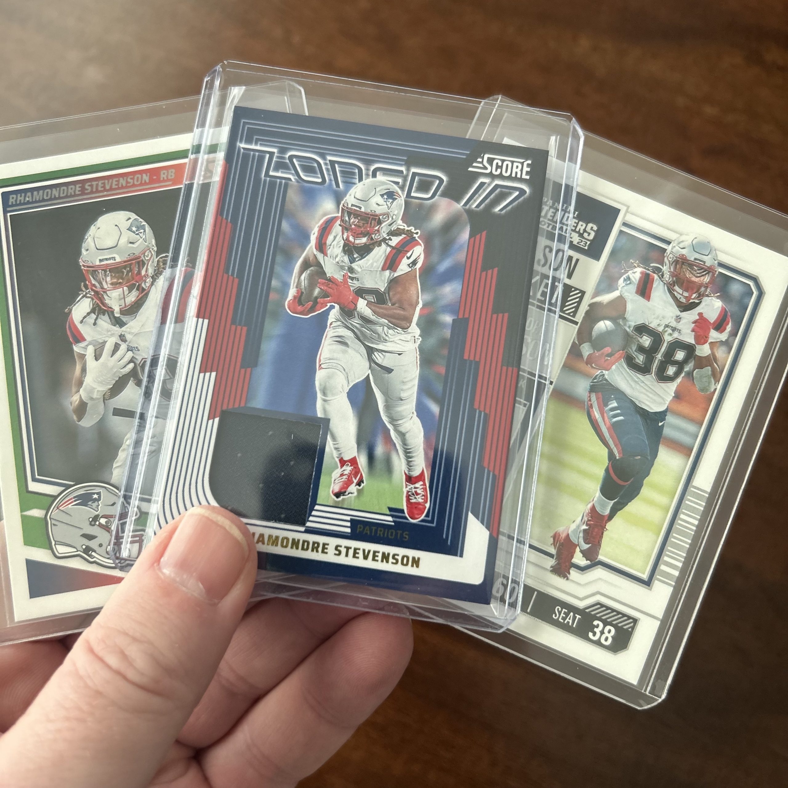 rhamondre stevenson lot of football cards - instant collection bundle pack