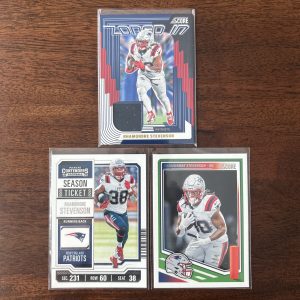 rhamondre stevenson lot of football cards - instant collection bundle pack