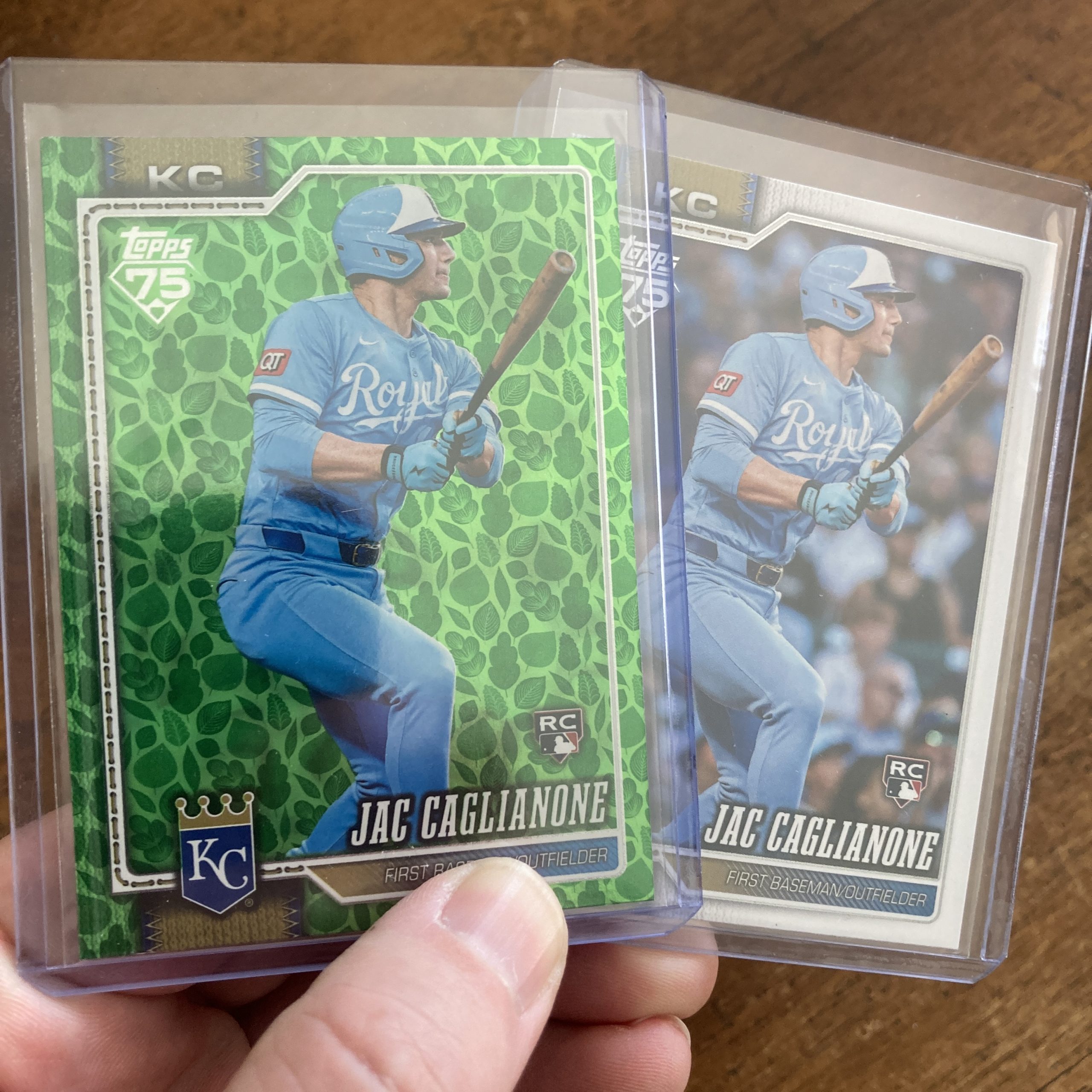 jac caglianone lot of baseball cards, rookie rc - instant collection bundle pack