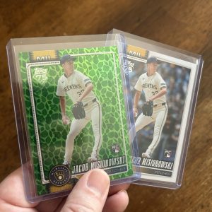 jacob misiorowski lot of baseball cards, rookie rc - instant collection bundle pack