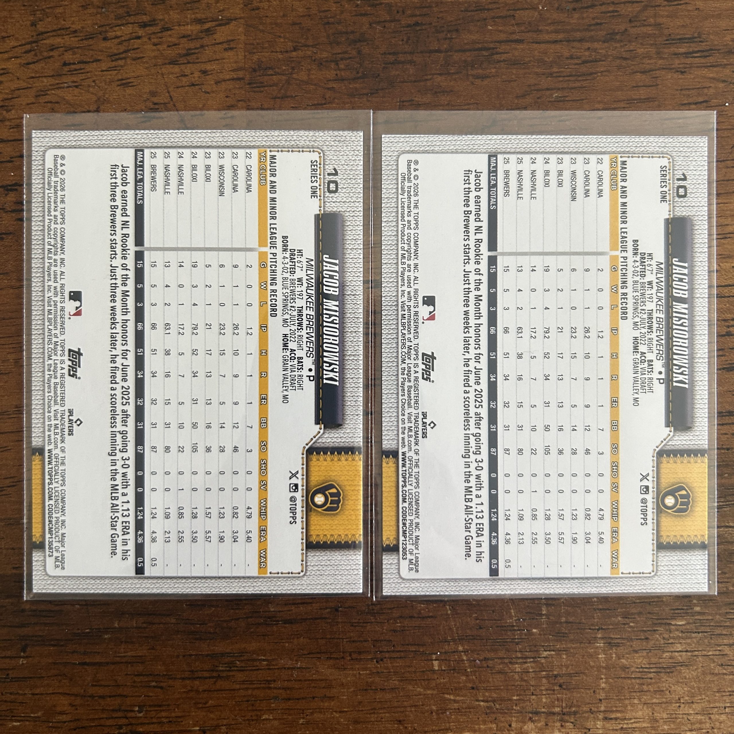 jacob misiorowski lot of baseball cards, rookie rc - instant collection bundle pack