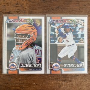 luisangel acuna lot of baseball cards - instant collection bundle pack