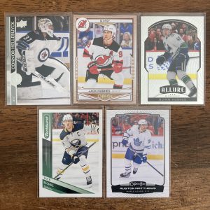 lot of hockey cards of players who starred on the 2026 olympics usa team - instant collection bundle pack