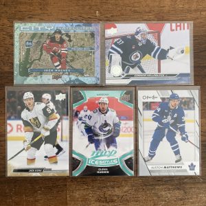 lot of hockey cards of players who starred on the 2026 olympics usa team - instant collection bundle pack