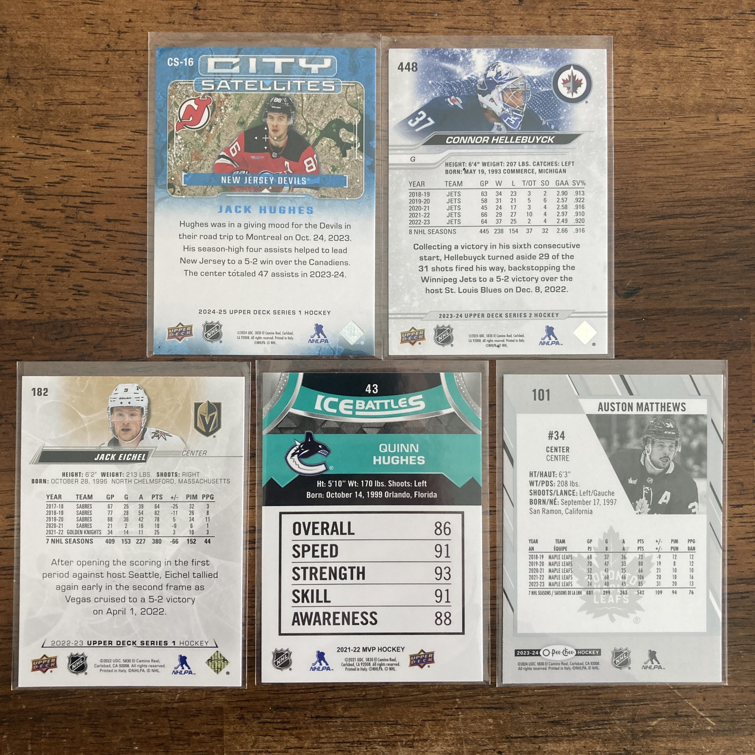 lot of hockey cards of players who starred on the 2026 olympics usa team - instant collection bundle pack