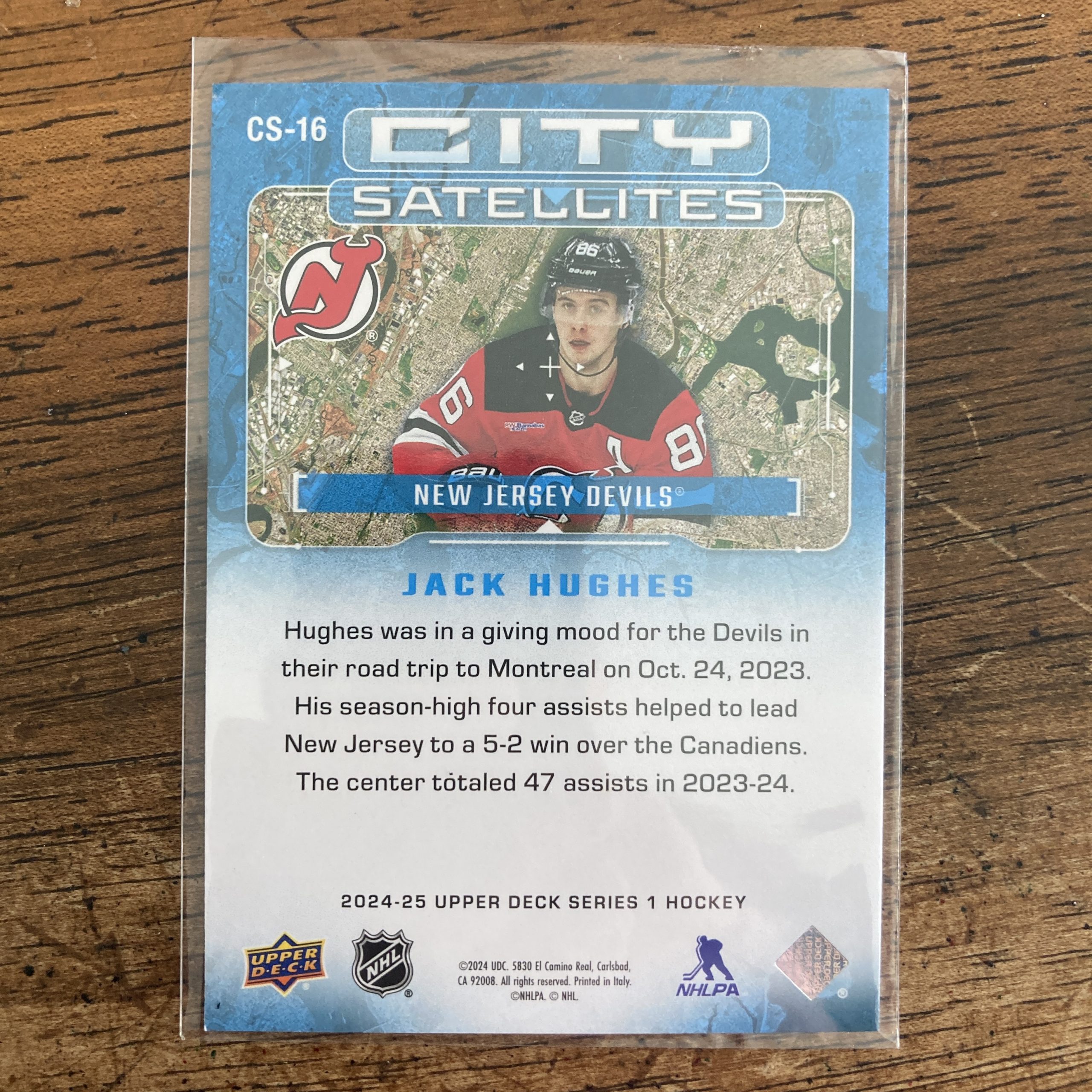 Stars of Team USA Hockey Pack w/Jack Hughes Holofoil Insert, Lot of 5 Cards (inv2) - Image 5