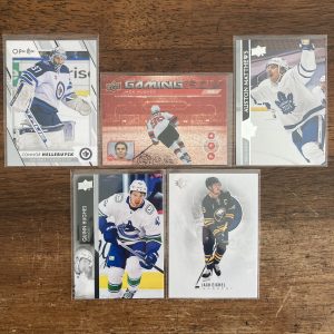 lot of hockey cards of players who starred on the 2026 olympics usa team - instant collection bundle pack