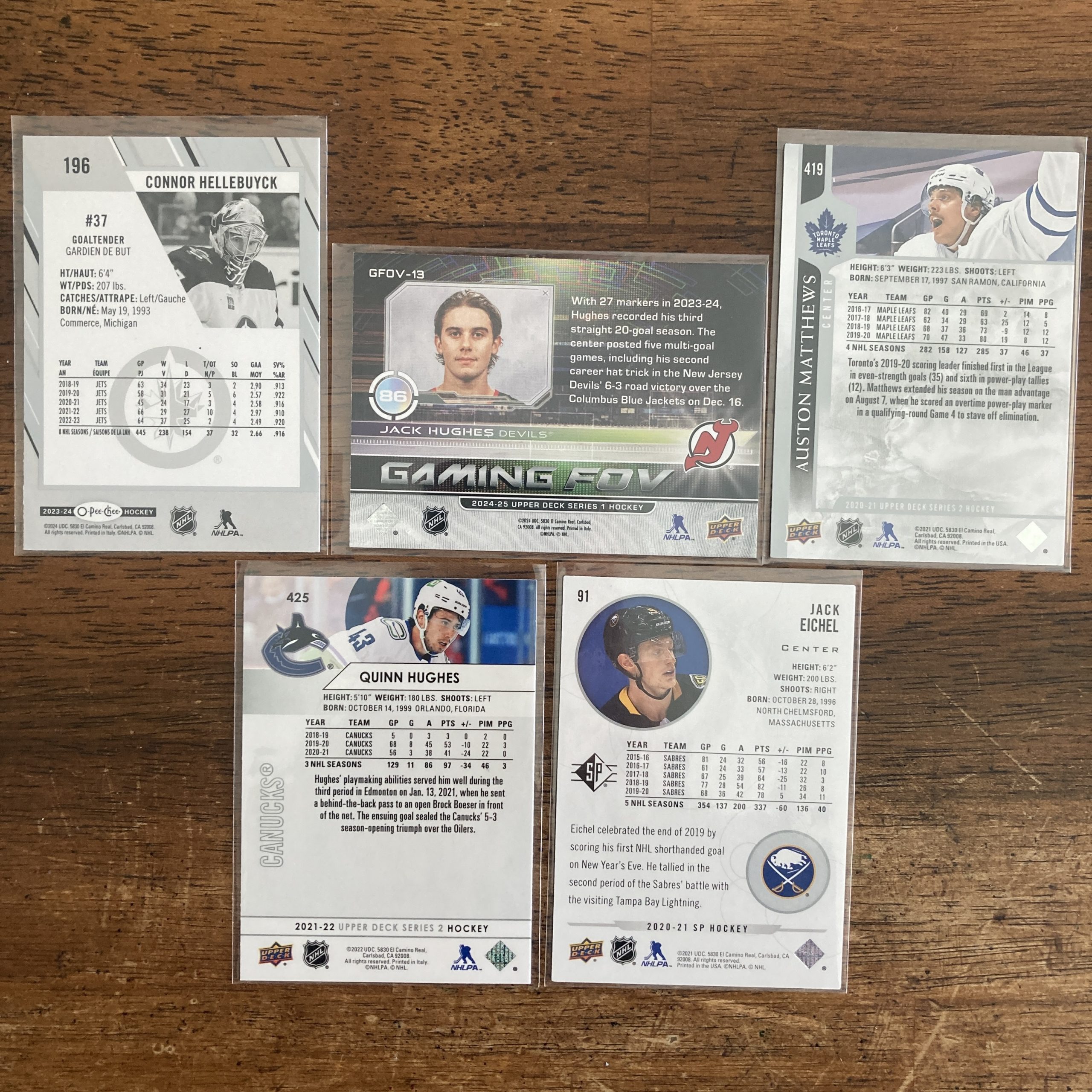 lot of hockey cards of players who starred on the 2026 olympics usa team - instant collection bundle pack