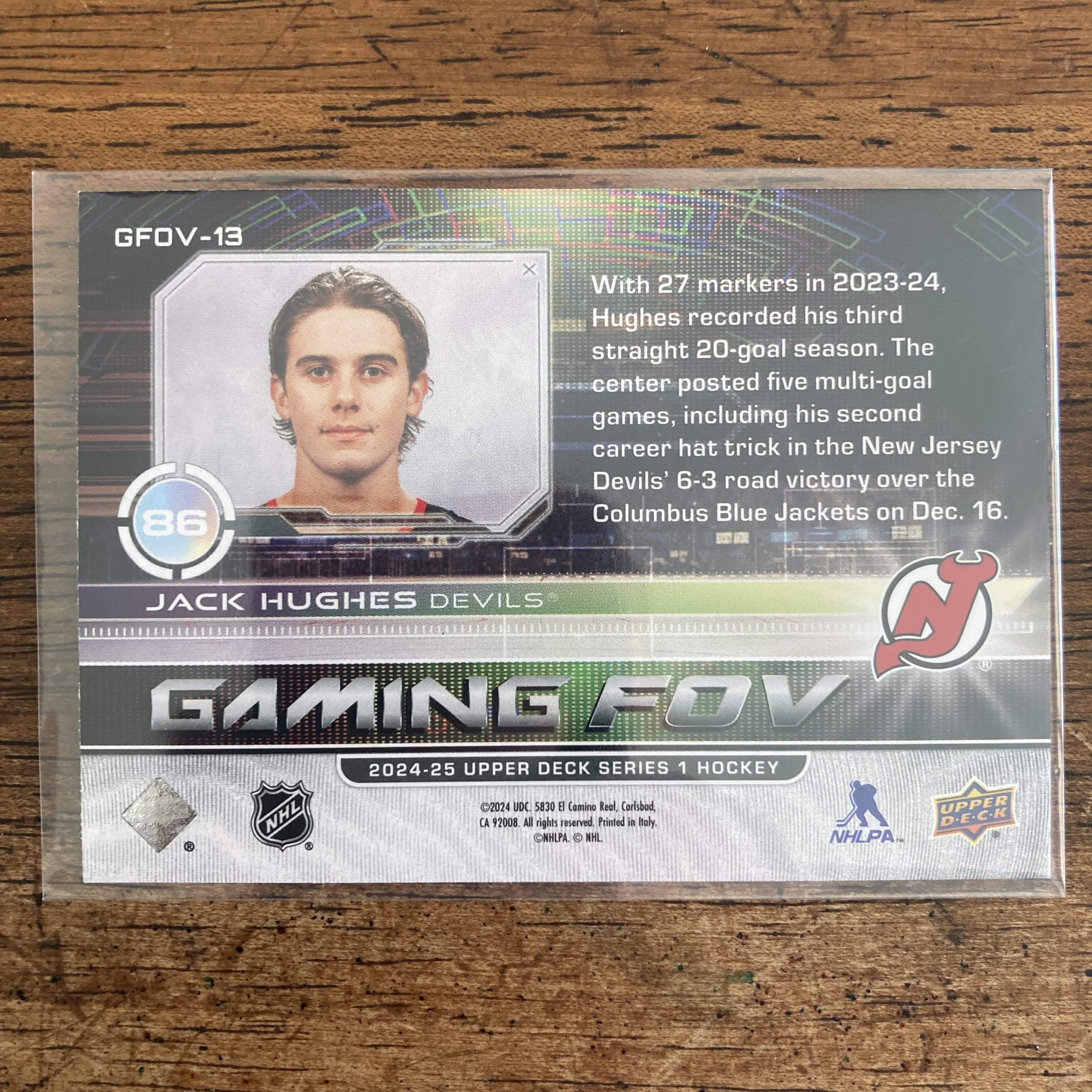 Stars of Team USA Hockey Pack w/Jack Hughes SP Holofoil Insert, Lot of 5 Cards (inv3) - Image 5