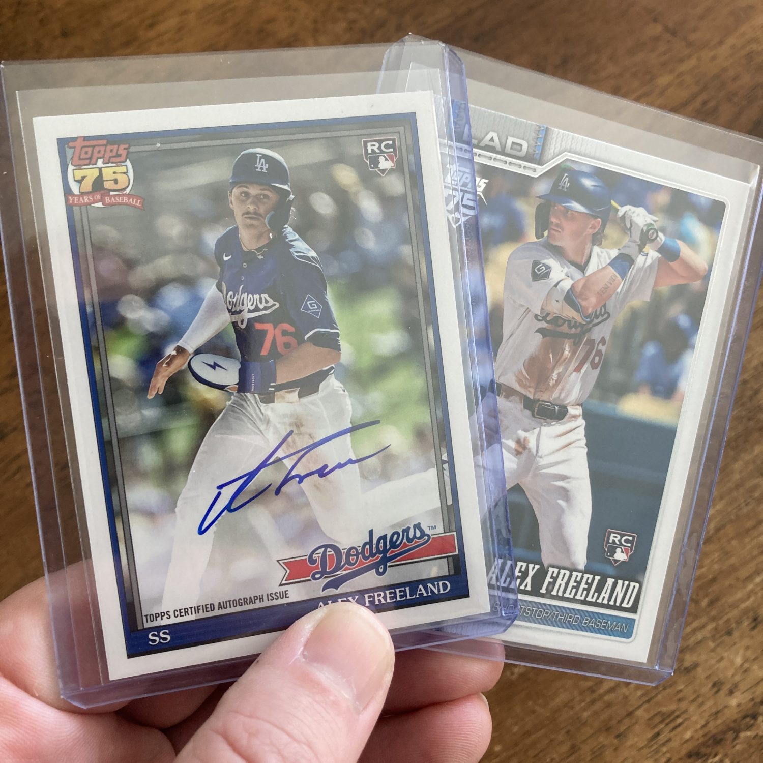 alex freeland lot of baseball cards, rookie rc auto autograph - instant collection bundle pack