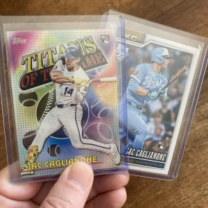 jac caglianone lot of baseball cards, rookie rc - instant collection bundle pack