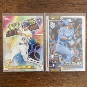 jac caglianone lot of baseball cards, rookie rc - instant collection bundle pack