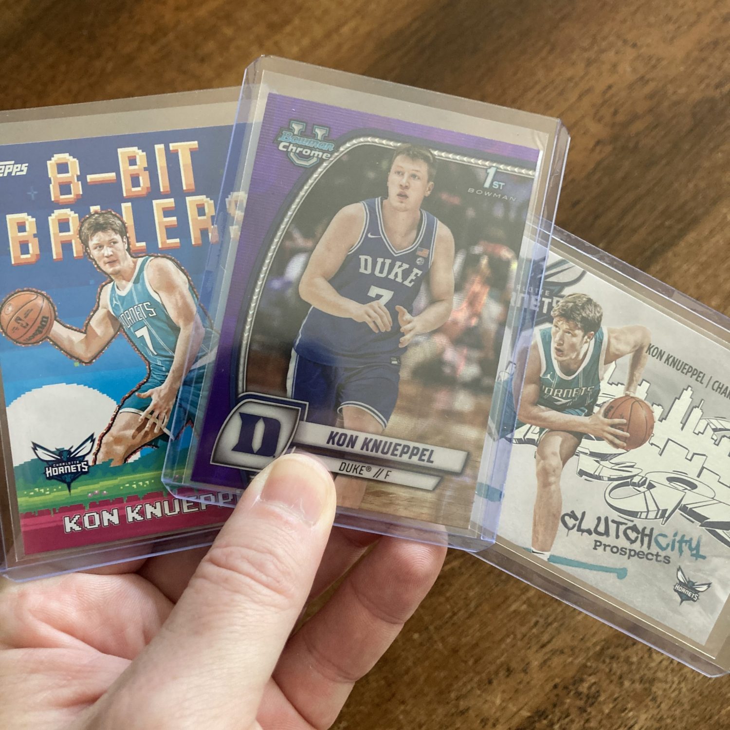kon knueppel lot of basketball cards, rookie rc - instant collection bundle pack