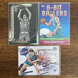 kon knueppel lot of basketball cards, rookie rc - instant collection bundle pack
