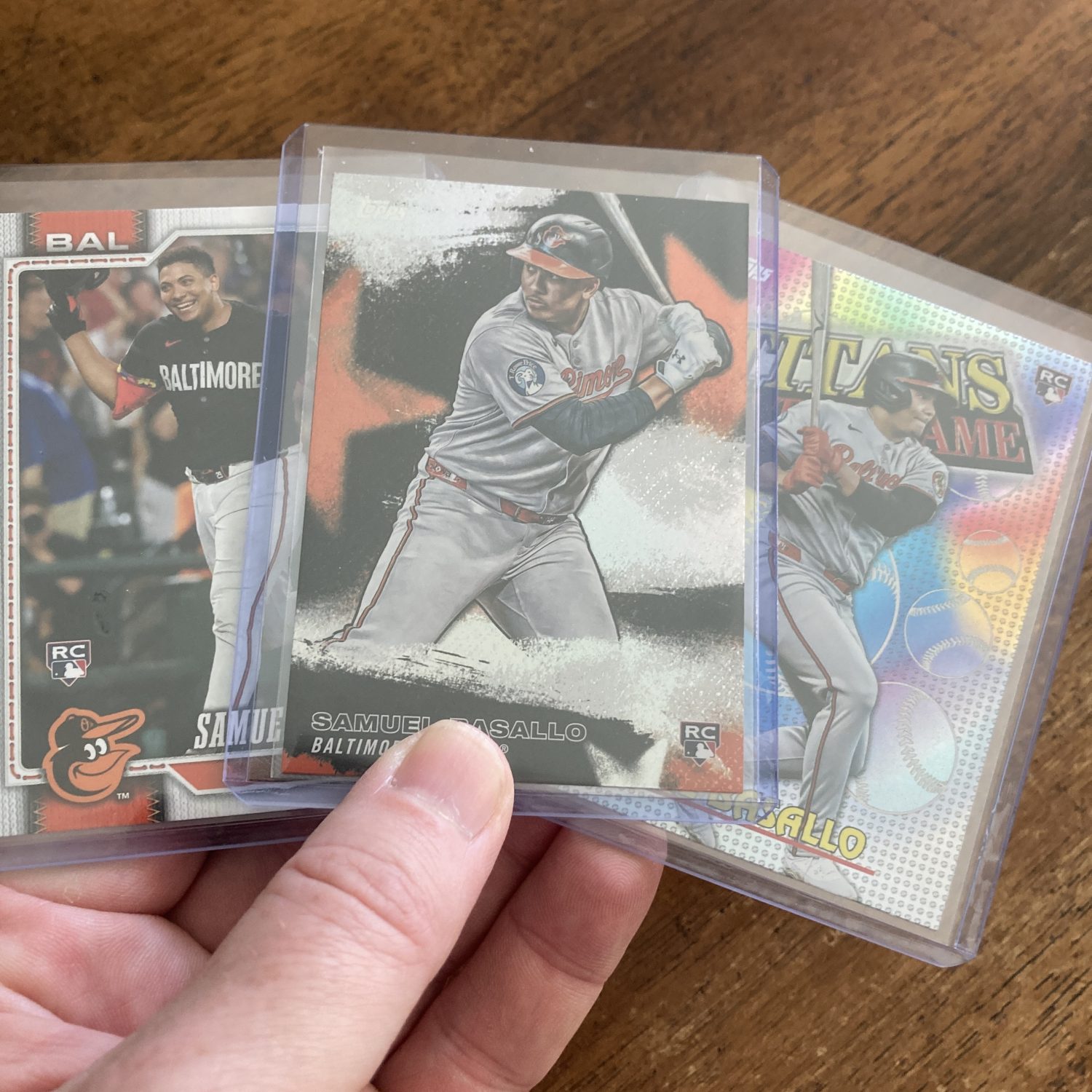 samuel basallo lot of baseball cards, rookie rc - instant collection bundle pack