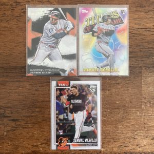 samuel basallo lot of baseball cards, rookie rc - instant collection bundle pack