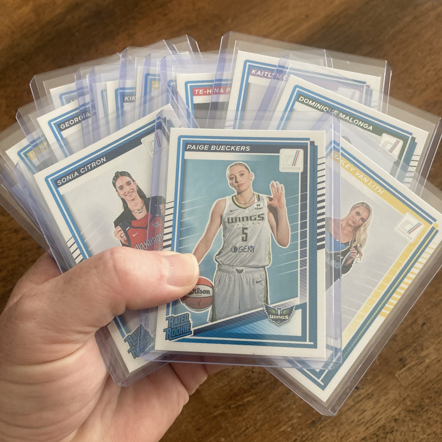 lot of wnba basketball rookie cards, rc - instant collection bundle pack