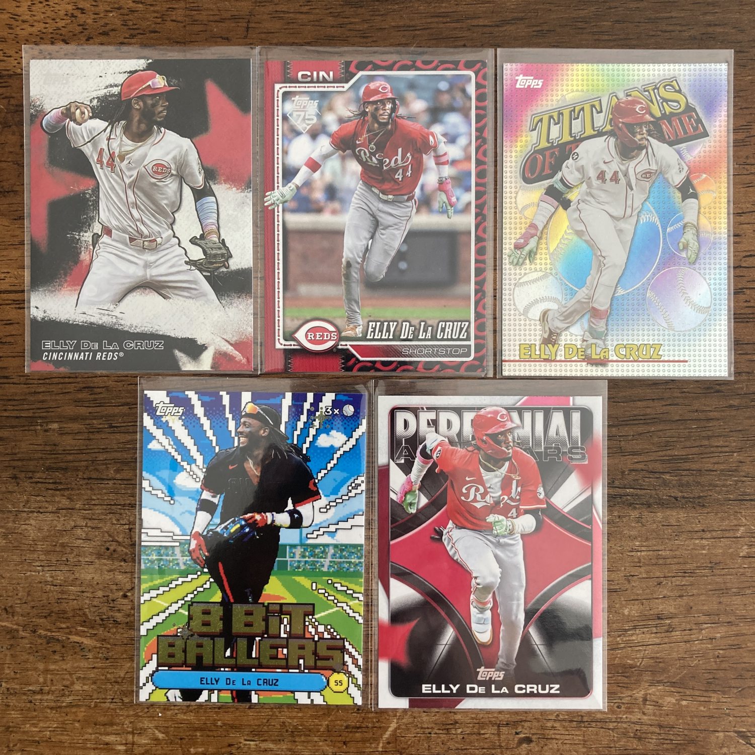 elly de la cruz lot of baseball cards - instant collection bundle pack