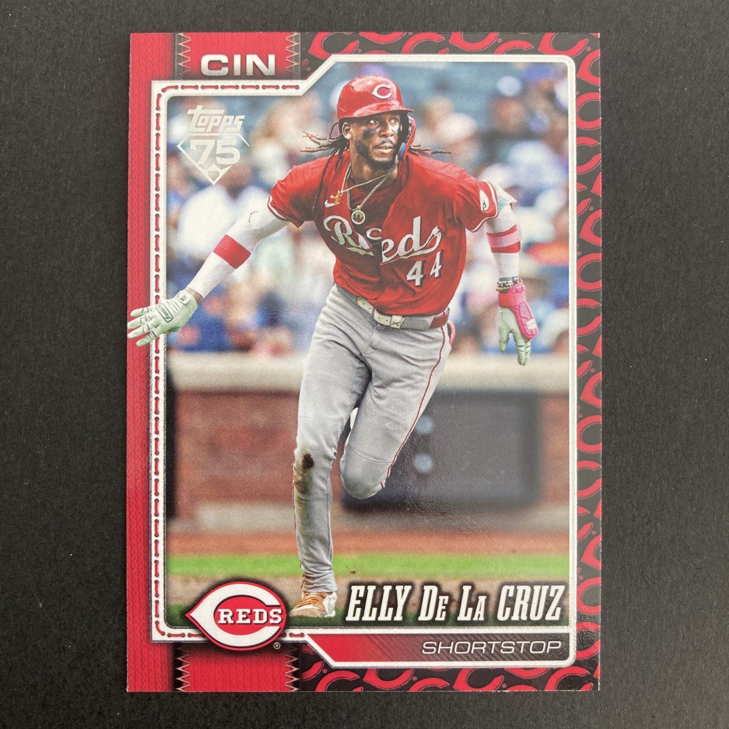 Elly De La Cruz Pack w/SP Team Logo Border, Lot of 5 Baseball Cards (inv7) - Image 4