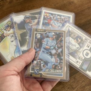 jac caglianone lot of baseball cards, rookie rc - instant collection bundle pack