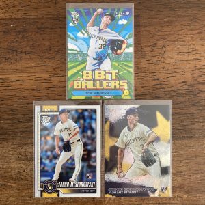 jacob misiorowski lot of baseball cards, rookie rc - instant collection bundle pack