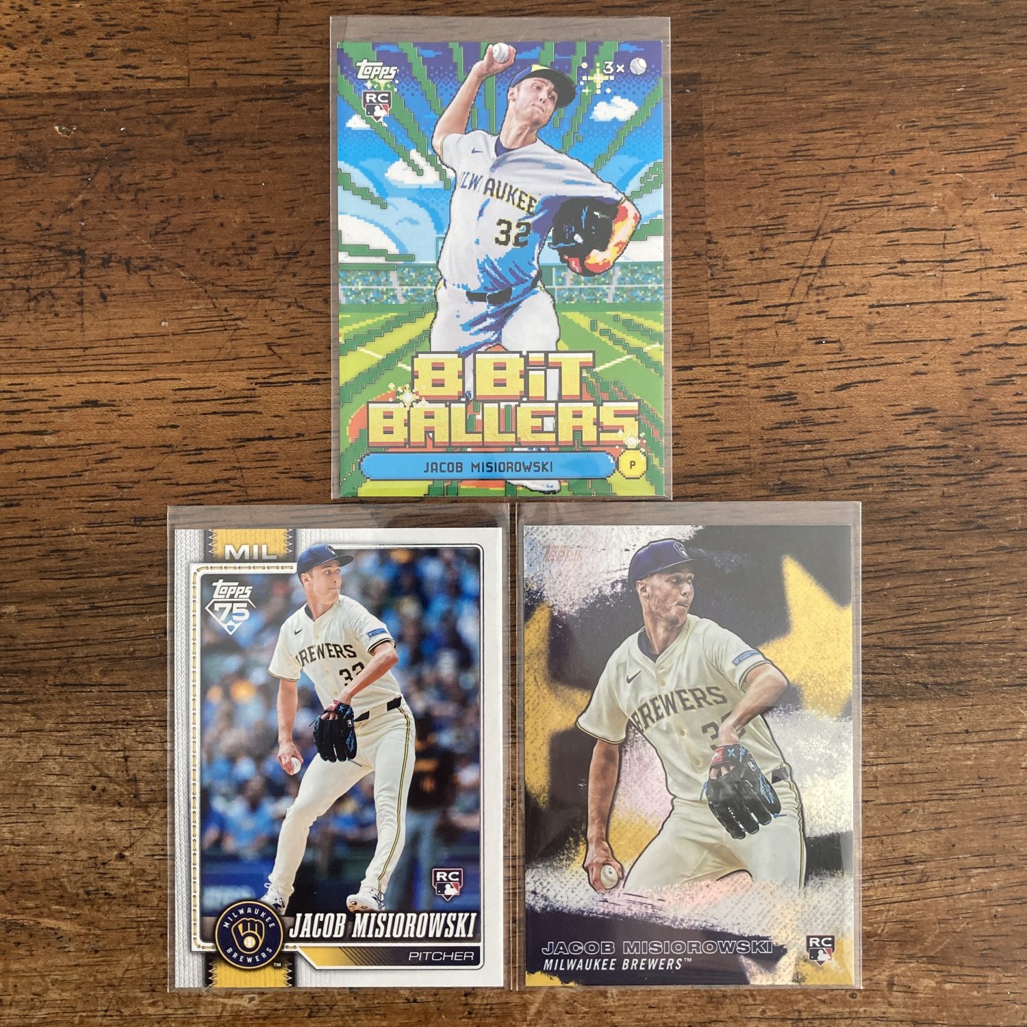 jacob misiorowski lot of baseball cards, rookie rc - instant collection bundle pack