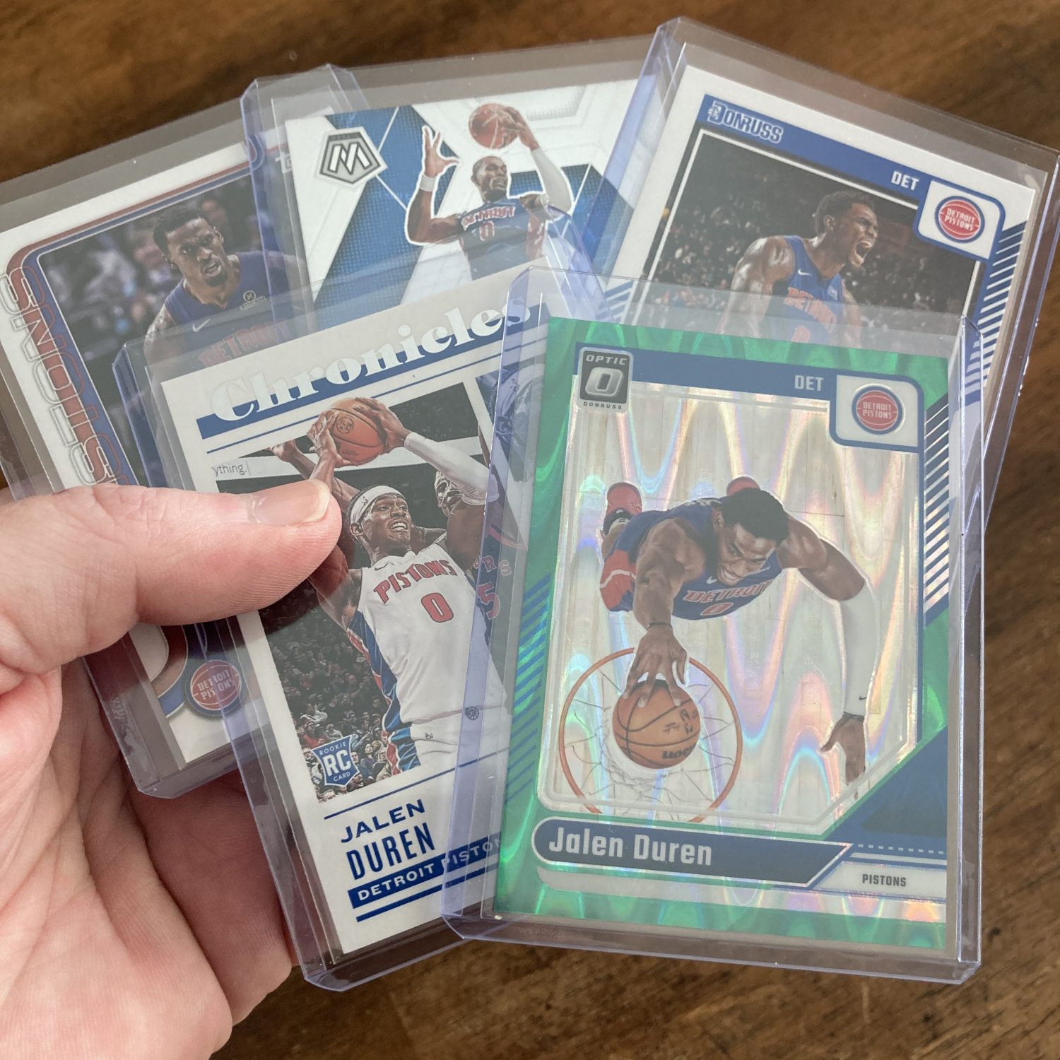 jalen duren lot of basketball cards, rookie rc - instant collection bundle pack