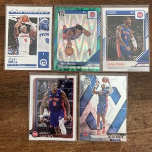 jalen duren lot of basketball cards, rookie rc - instant collection bundle pack