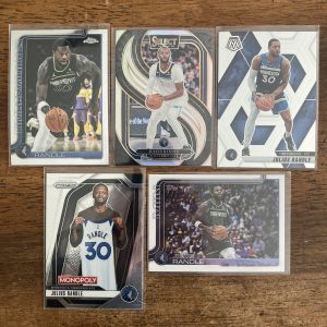 julius randle lot of basketball cards - instant collection bundle pack