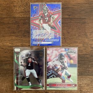 michael vick lot of football cards, auto - instant collection bundle pack