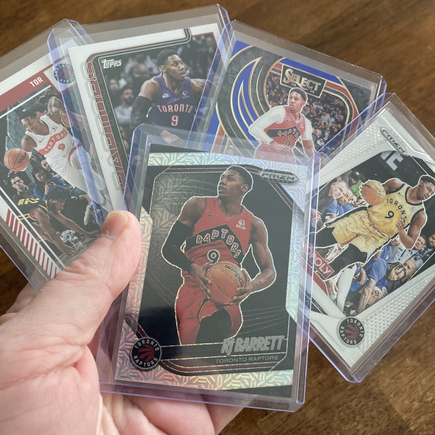 rj barrett lot of basketball cards - instant collection bundle pack