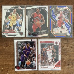 rj barrett lot of basketball cards - instant collection bundle pack