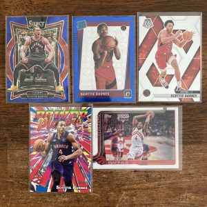 scottie barnes lot of basketball cards, rookie rc - instant collection bundle pack